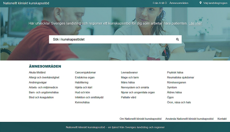 nationellt kliniskt kunskapsstöd