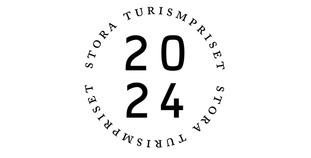 Logotyp för Stora Turismpriset 2024, från Stiftelsen för kunskapsfrämjande inom turism